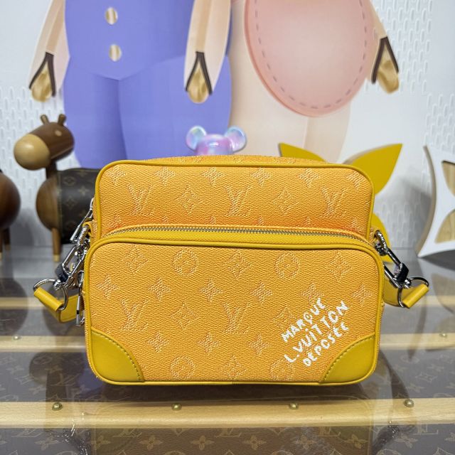Louis vuitton original monogram canvas nil city bag M27232 yellow