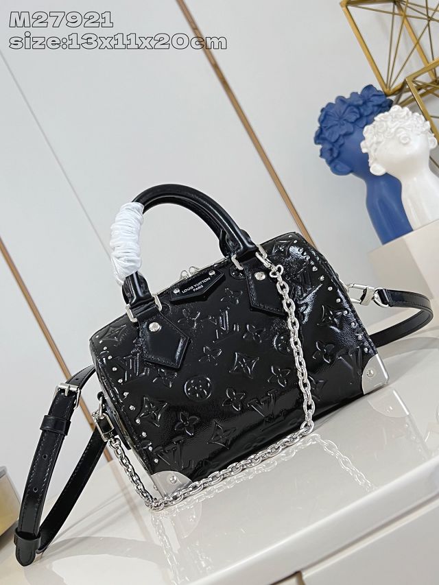 Louis vuitton original calfskin speedy trunk 20 M27921 black