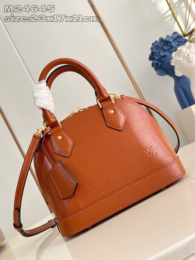 Louis vuitton original epi leather alma BB M24645 caramel