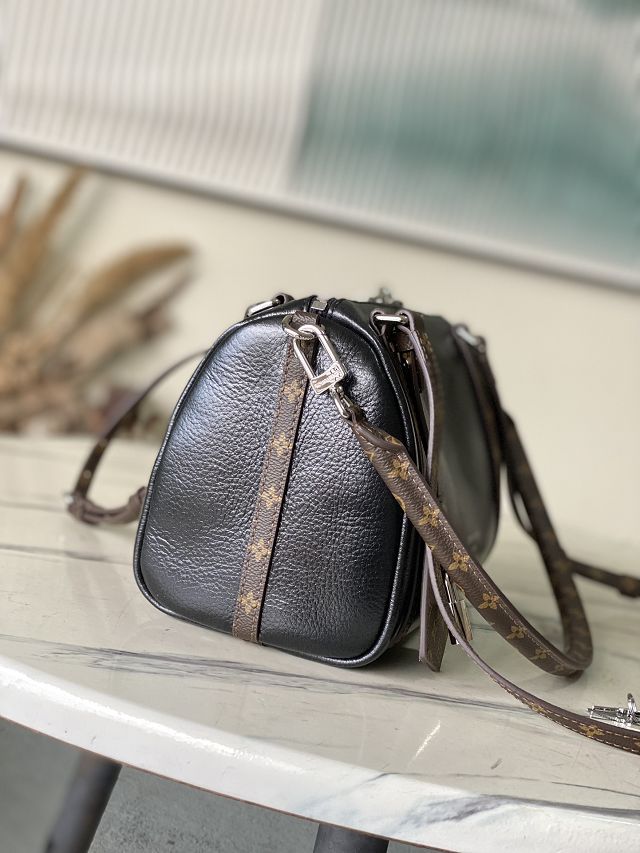 Louis vuitton original shiny calfskin express travel pm M27920 black