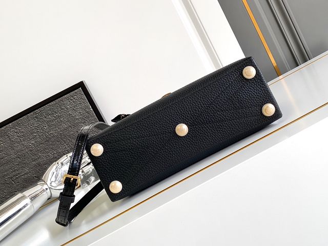 Louis vuitton original calfskin rose des vents pm handbag m86012 black