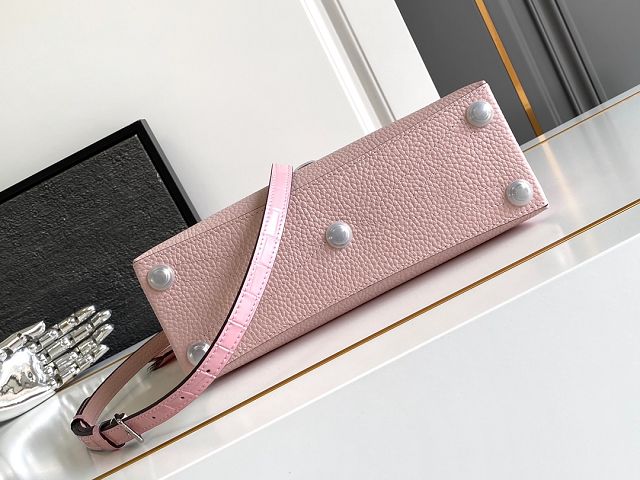 Louis vuitton original calfskin rose des vents pm handbag m86012 pink