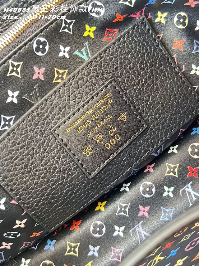 Louis vuitton original calfskin capucines MM handbag M59227 black