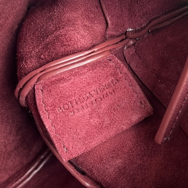 BV original lambskin baby solstice bag 796378 barolo