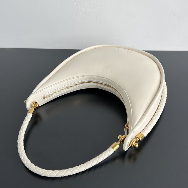 BV original lambskin moon bag 794902 white