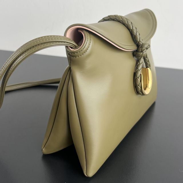 BV original calfskin small liberta bag 806030 seaweed