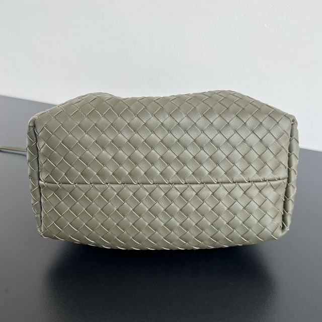 BV original calfskin small pinacoteca tote bag 819004 cypress