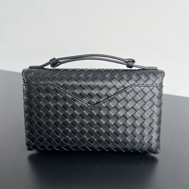 BV original lambskin knot lock bag 817191 black