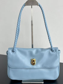 BV original lambskin madison shoulder bag 836296 light blue