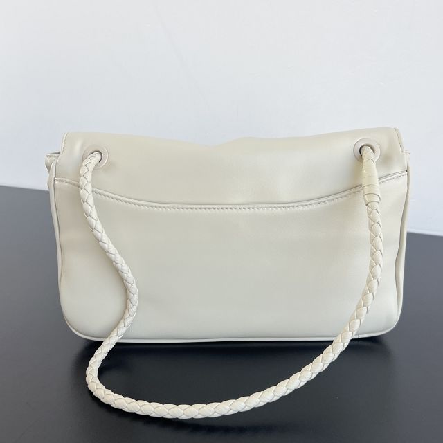 BV original lambskin madison shoulder bag 836296 sea salt