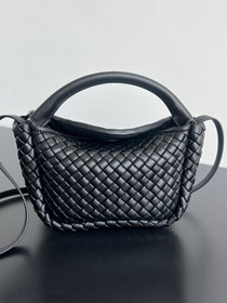 BV original lambskin small cobble top handle bag 805739 black