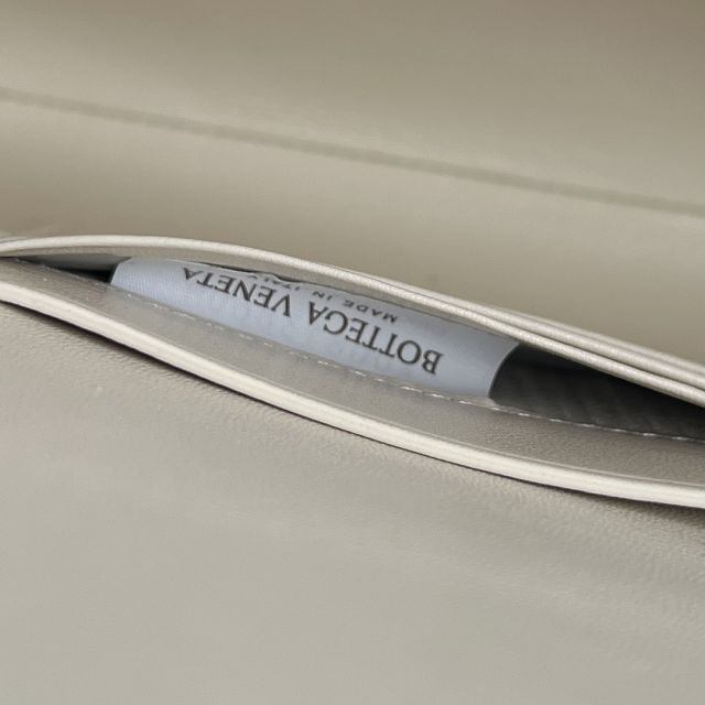 BV original lambskin andiamo long clutch 741511 sea salt