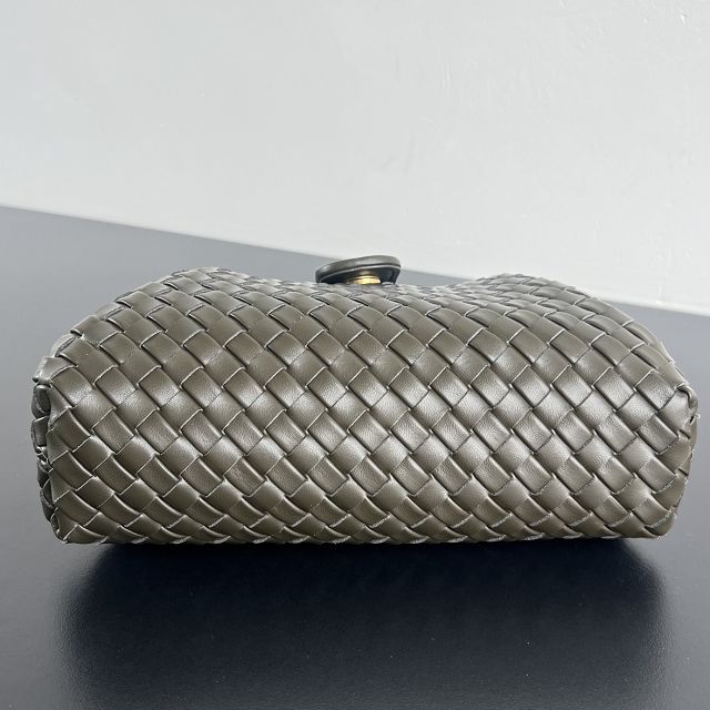 BV original lambskin small lauren 1980 clutch 804038 khaki green