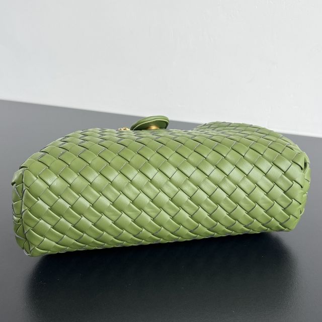 BV original lambskin small lauren 1980 clutch 804038 matcha
