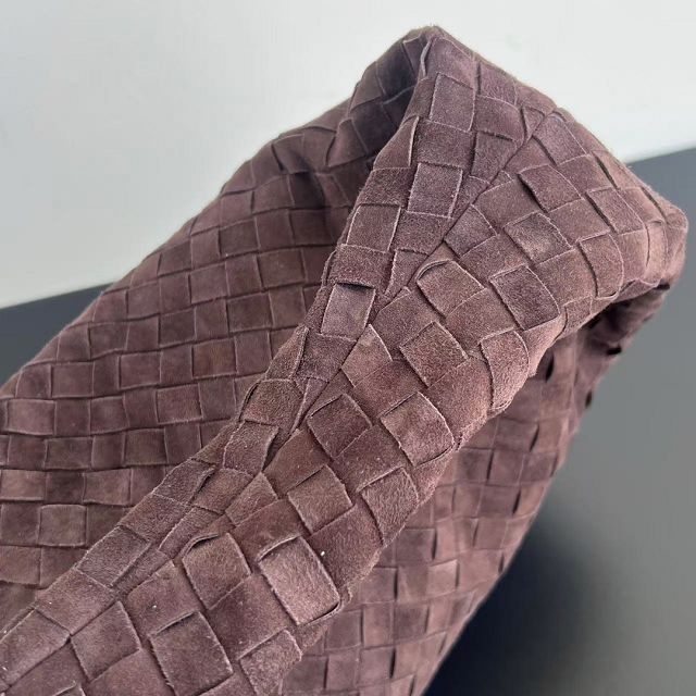 BV original suede large jodie hobo bag 600261 fondant