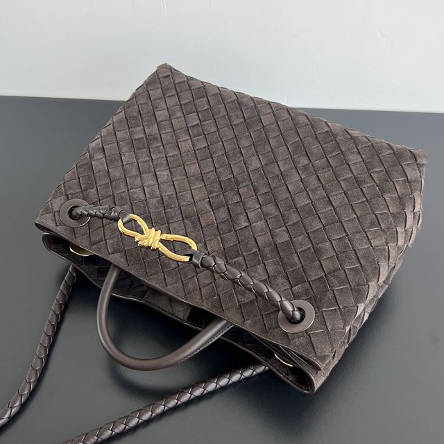 BV original suede small andiamo 743568 fondant