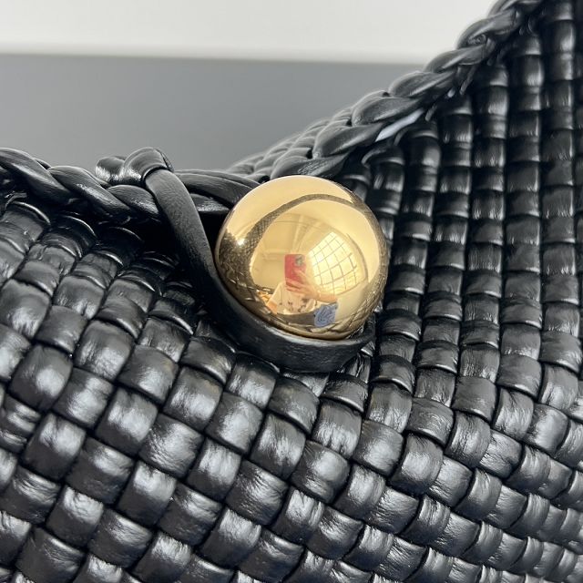 BV original calfskin tosca baci hobo bag 826196 black