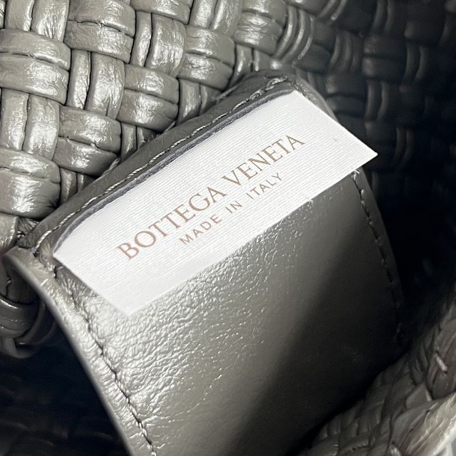 BV original calfskin tosca baci hobo bag 826196 graphite