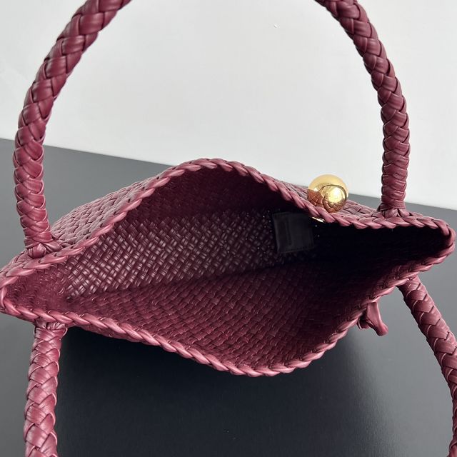 BV original calfskin medium tosca shoulder bag 716974 barolo