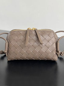 BV original lambskin concert pouch 794258 pinecone