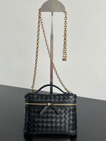 BV original lambskin small soft vanity case 843800 black