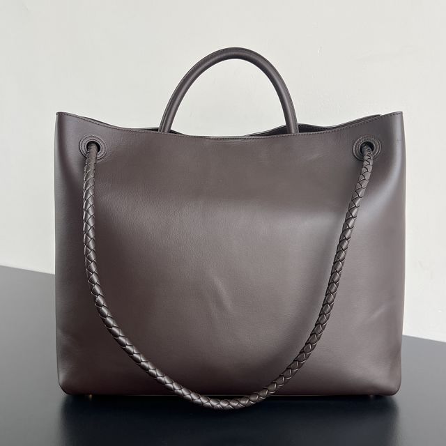 BV original calfskin large andiamo bag 806010 fondant