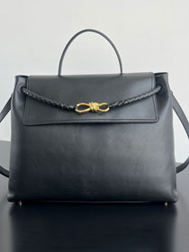 BV original calfskin large ciao ciao bag 826195 black