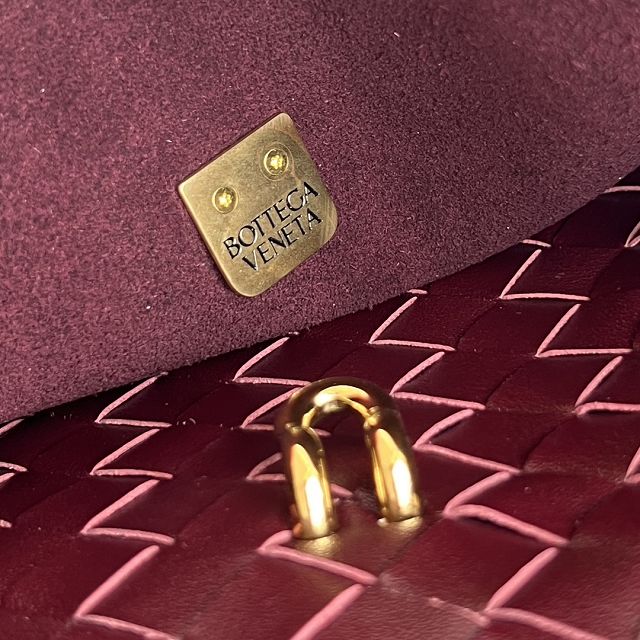 BV original calfskin medium ciao ciao bag 817231 barolo