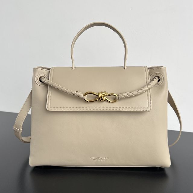 BV original calfskin medium ciao ciao bag 817231 ecru