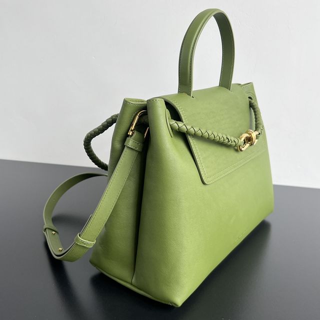 BV original calfskin medium ciao ciao bag 817231 matcha