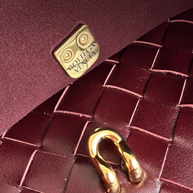 BV original calfskin small ciao ciao bag 835835 barolo