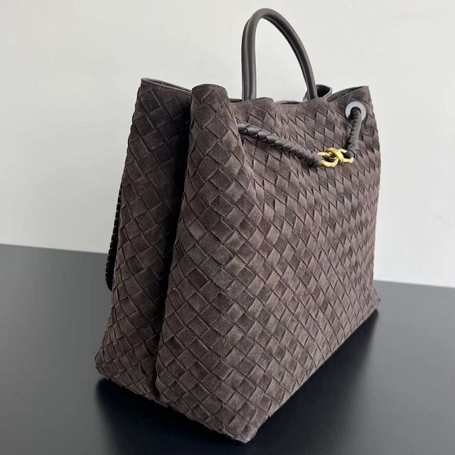 BV original suede large andiamo 743575 fondant