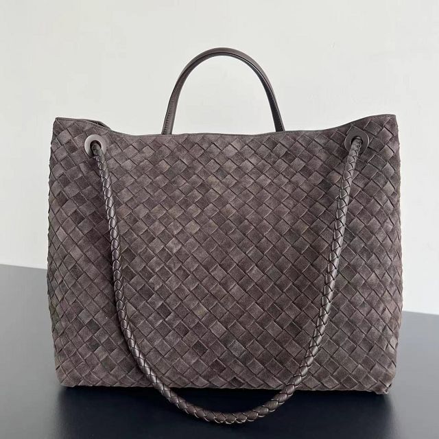 BV original suede large andiamo 743575 fondant