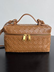 BV original calfskin bang bang vanity case 789109 chestnut