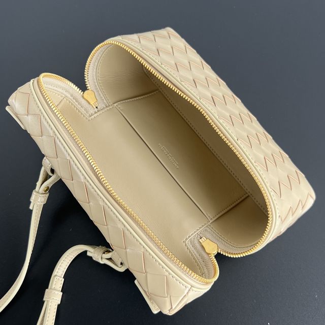 BV original calfskin bang bang vanity case 789109 porridge