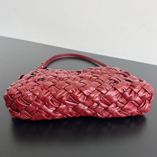 BV original calfskin cha-cha shoulder bag 785780 red