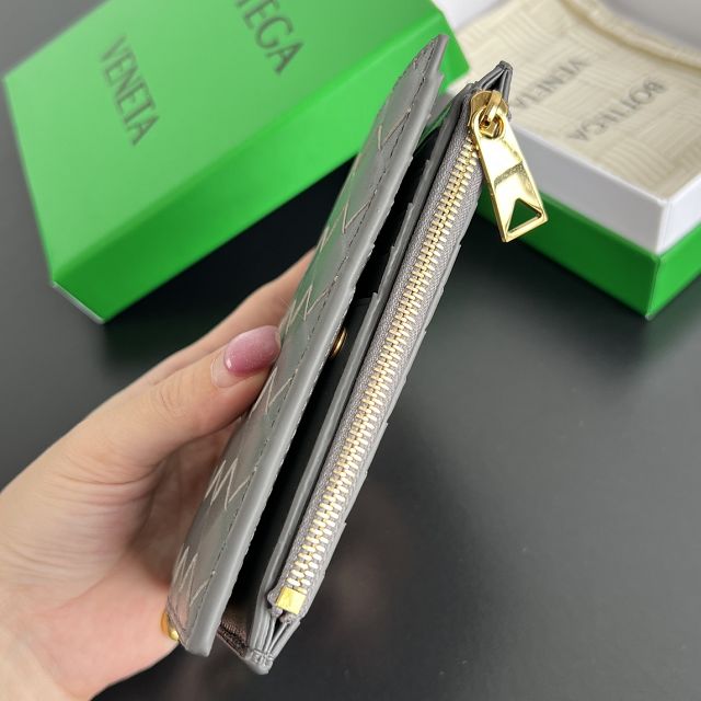 BV original calfskin solstice business card case 806078 