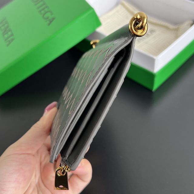 BV original calfskin solstice business card case 806078 