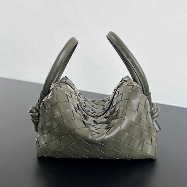 BV original lambskin loop top handle bag 796615 cypress