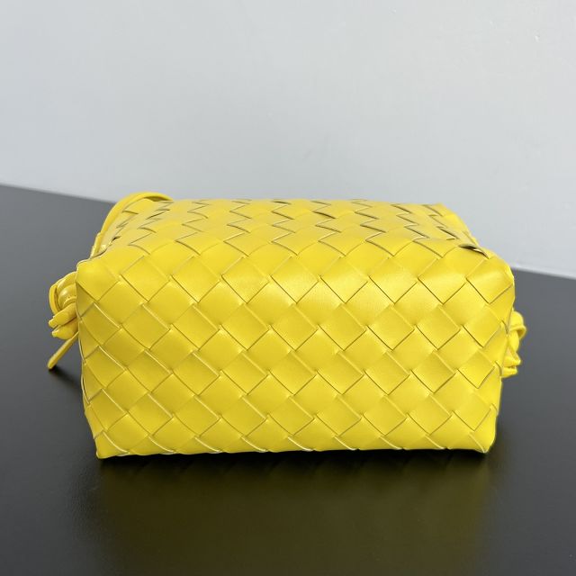 BV original lambskin loop top handle bag 796615 sulfur