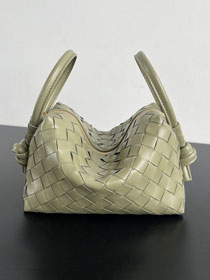 BV original lambskin loop top handle bag 796615 travertine