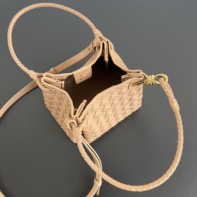 BV original lambskin small campana bag 796569 brown