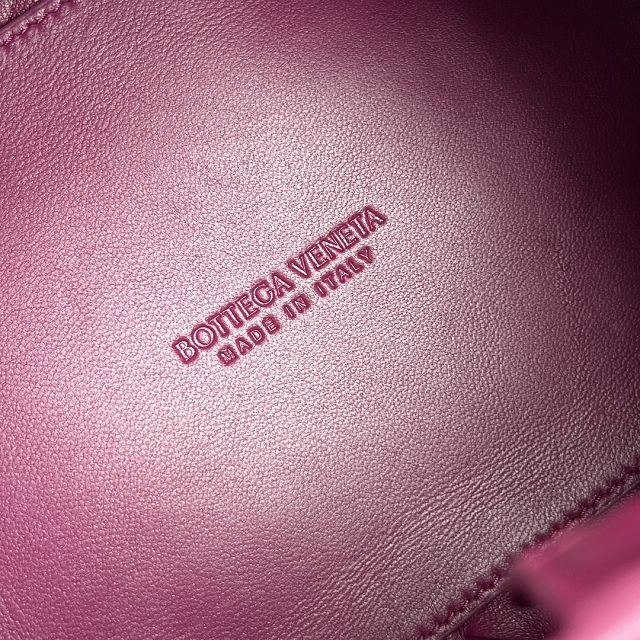 BV original lambskin small campana bag 796569 cinnabar