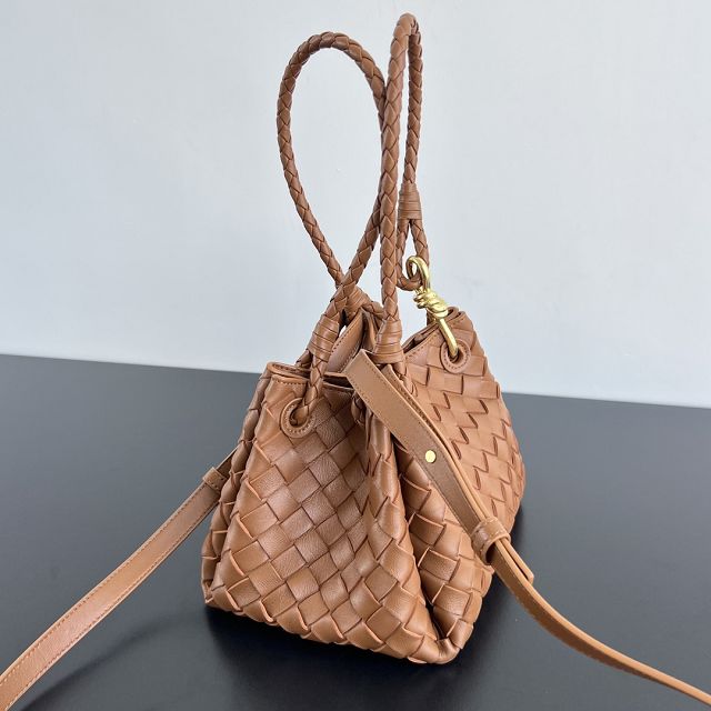 BV original lambskin small campana bag 796569 brown