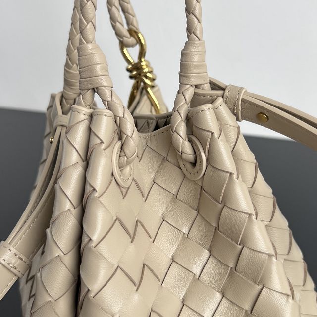 BV original lambskin small campana bag 796569 ecru