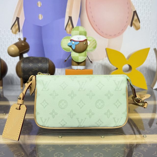 Louis vuitton original monogram canvas pochette accessoires M28320 green