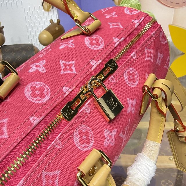 Louis vuitton original monogram canvas speedy 25 M27528 pink