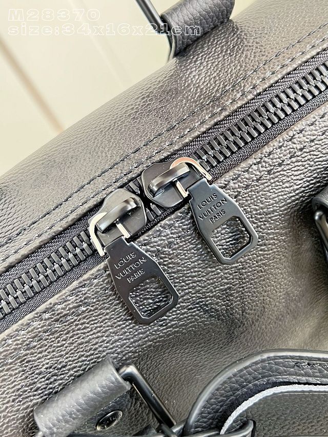 Louis vuitton original monogram eclipse keepall 35 M28370 black