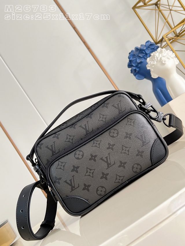 Louis vuitton original monogram eclipse nil city bag M26783 black