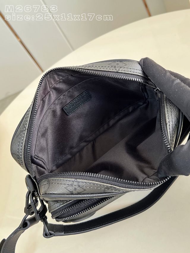 Louis vuitton original monogram eclipse nil city bag M26783 black